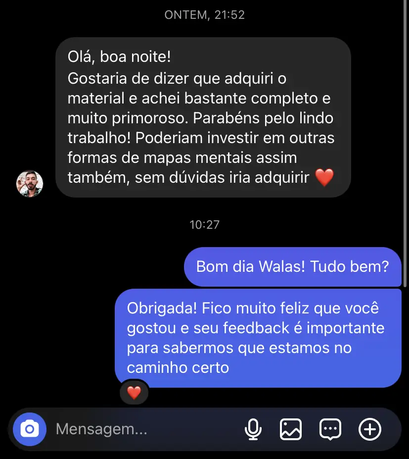 Amostra dos ebooks