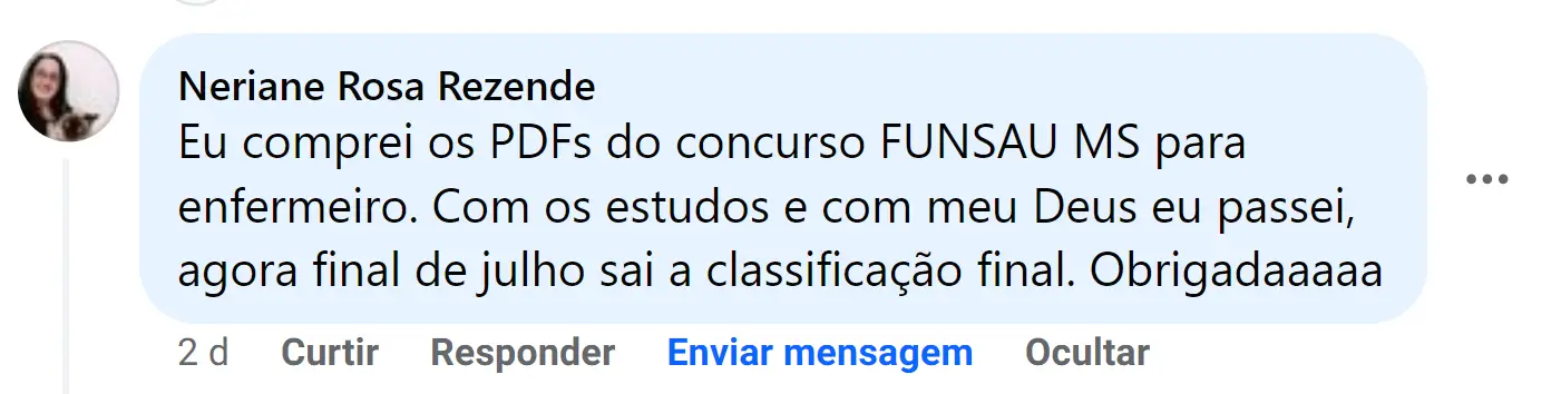 Amostra dos ebooks